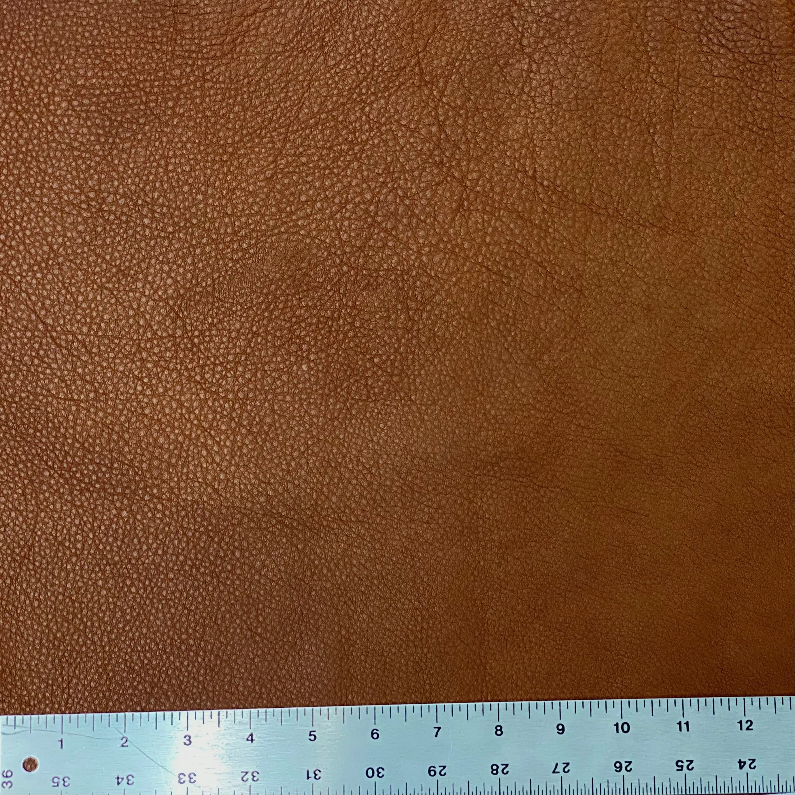 4oz (1.8mm) Pebble Cow Leather - Light Brown (per square foot)