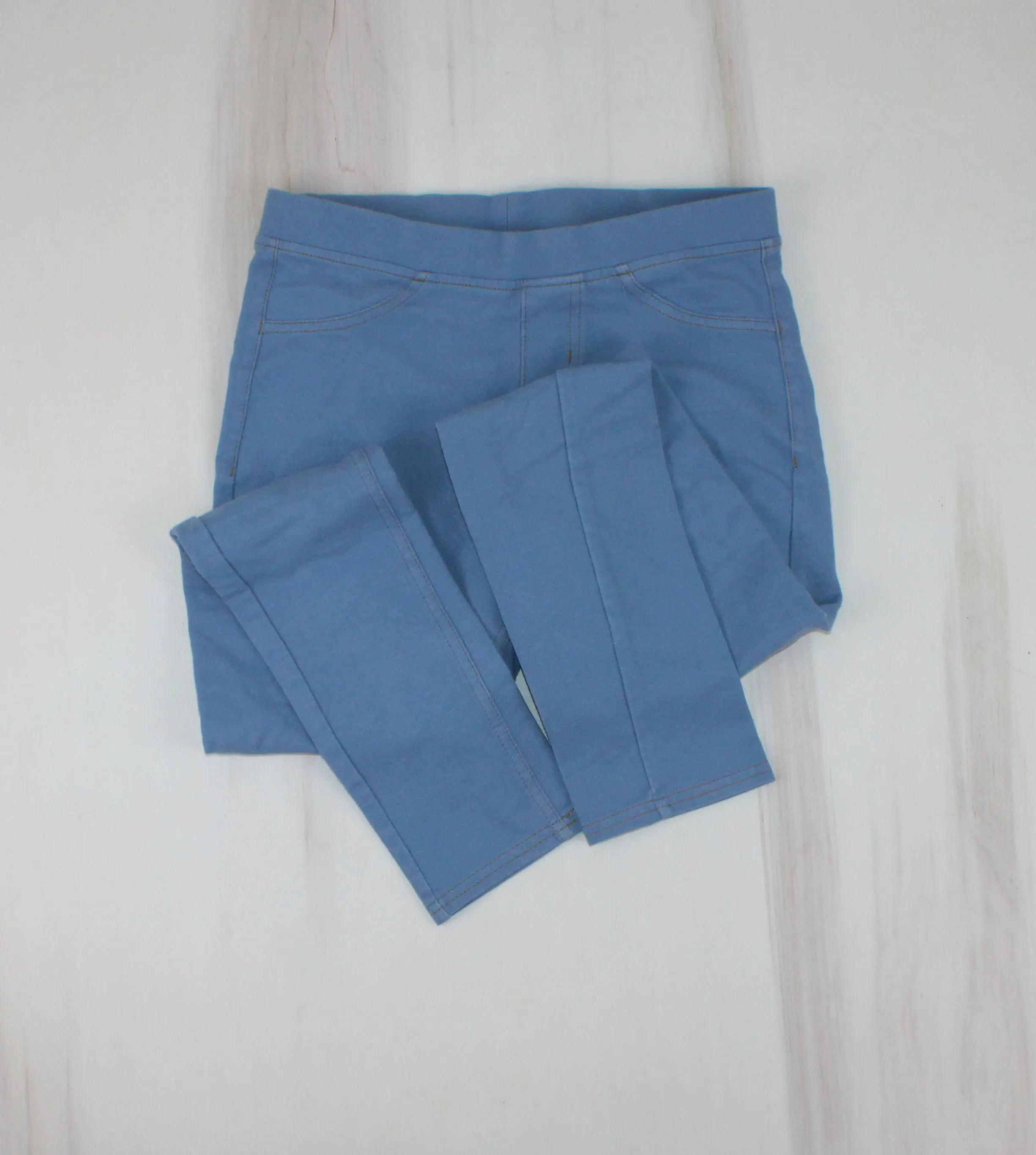 ABBEY MUSE LIGHT WASH JEGGINGS 10/12Y PRE-LOVED