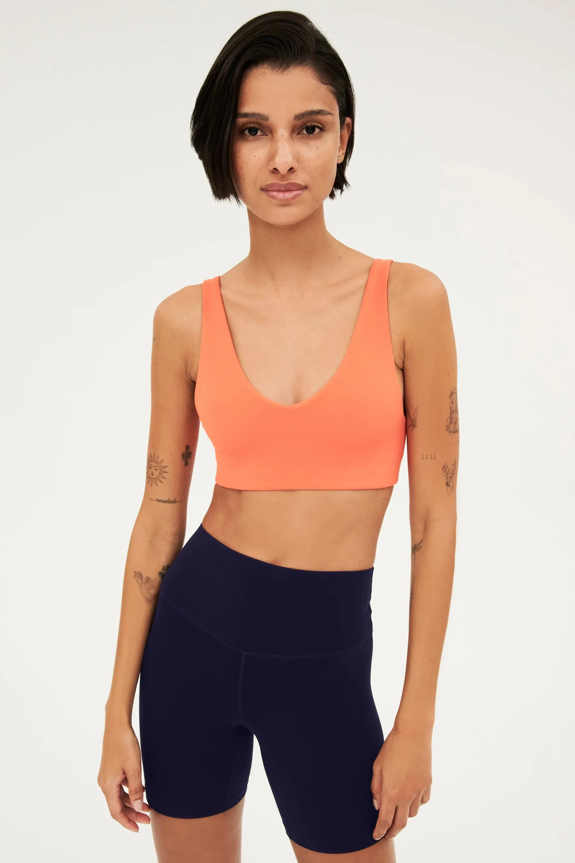 Airweight Scoop Back Bra, Mandarin