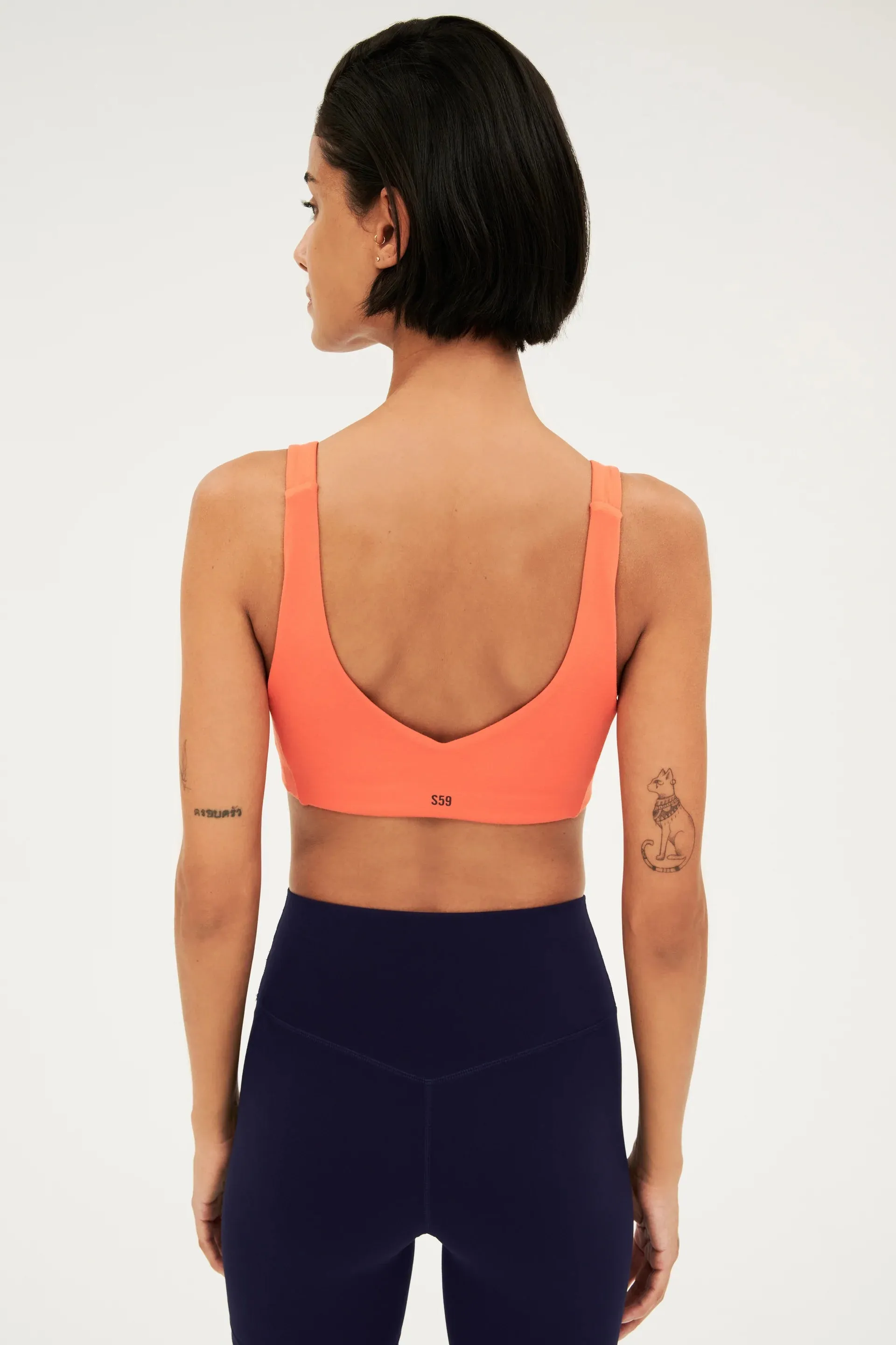Airweight Scoop Back Bra, Mandarin