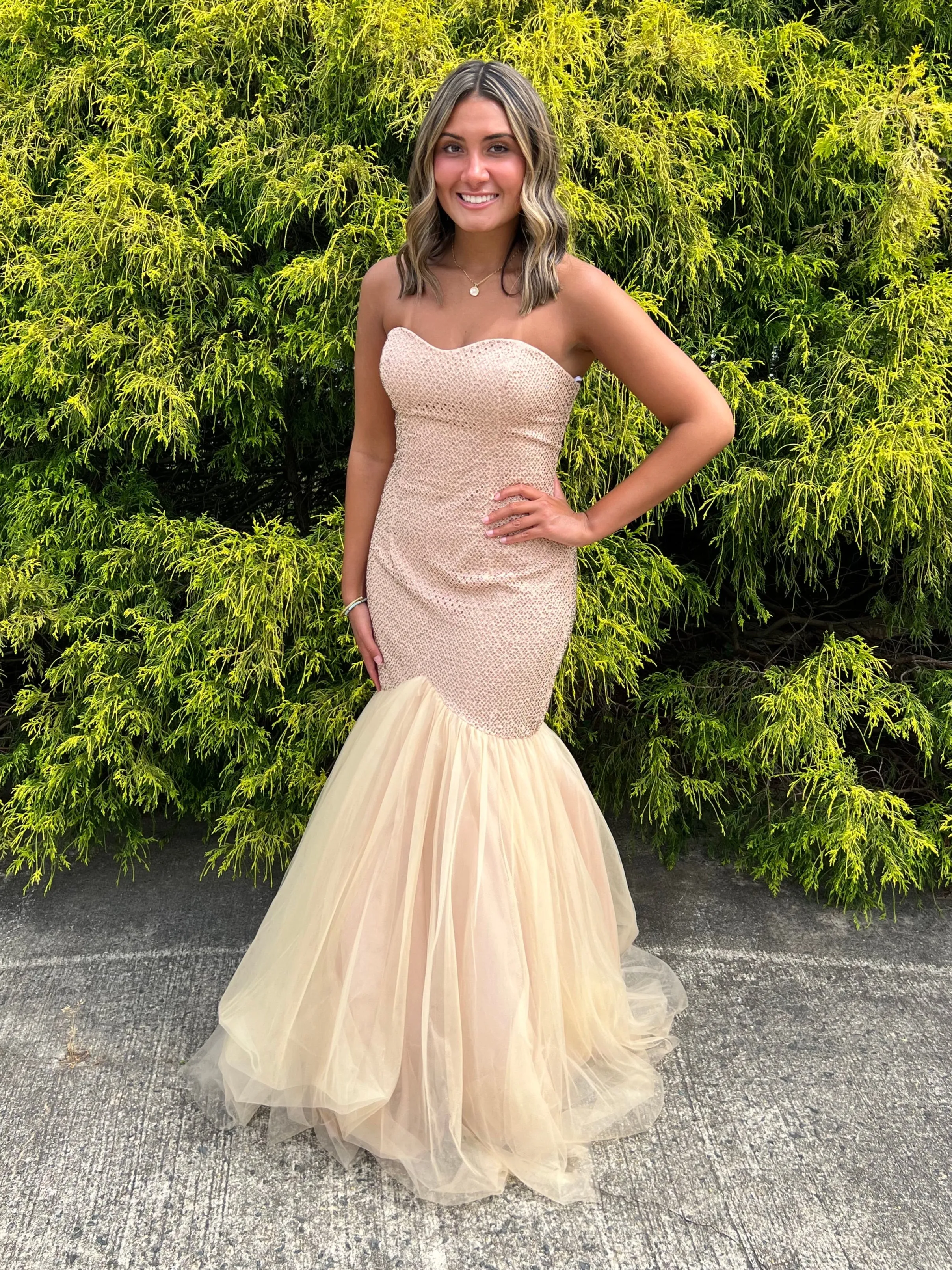 Alyce Paris 60159 Rosegold Sweetheart Mermaid Dress