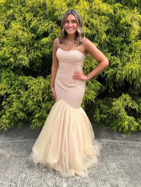 Alyce Paris 60159 Rosegold Sweetheart Mermaid Dress