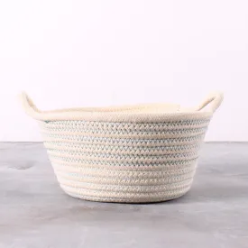 Basket Embroidered Yarn Blue