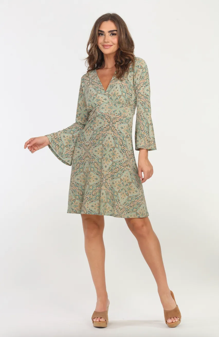 Bell Sleeve Dress