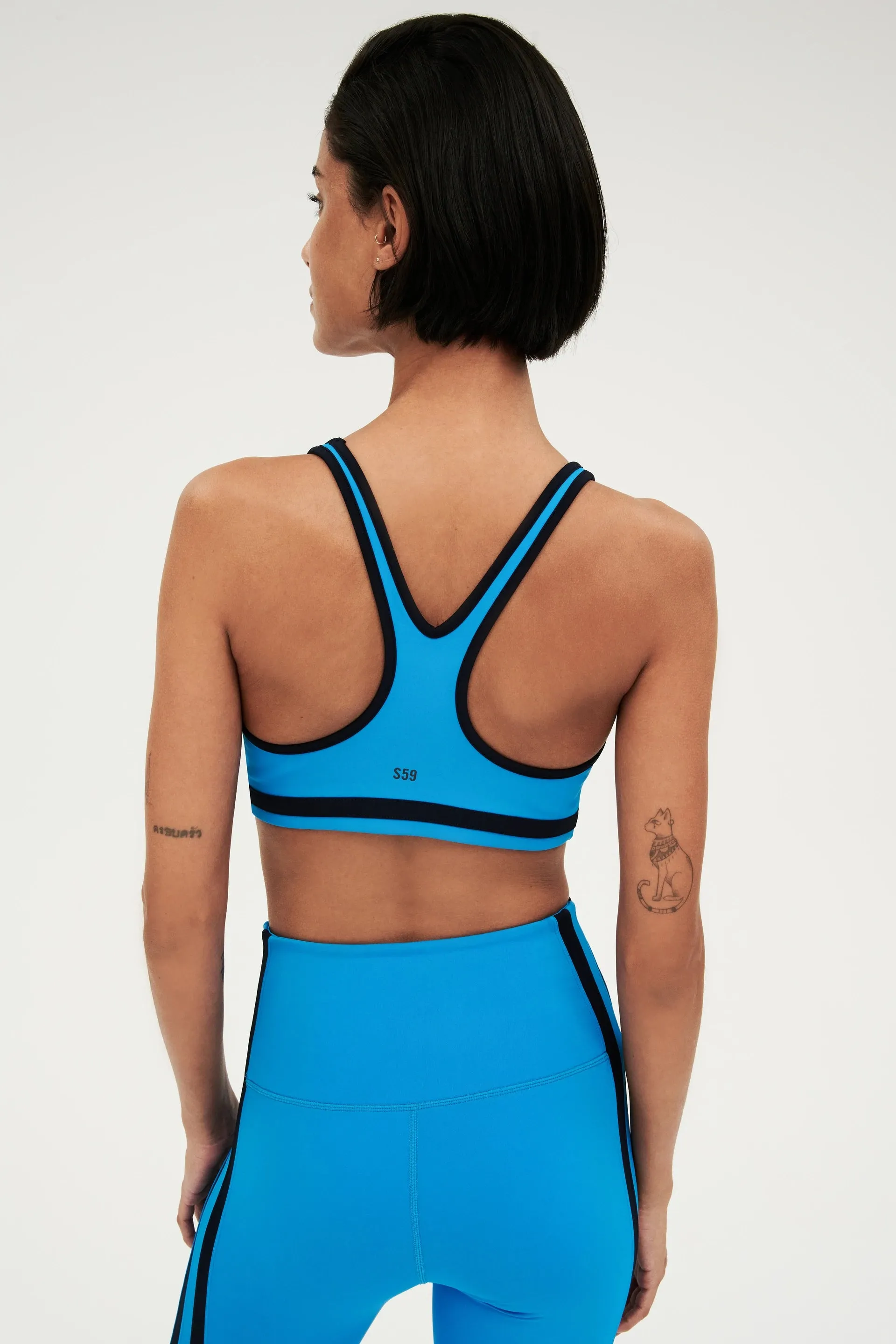Bianca Recycled Techflex Bra Riviera/Indigo
