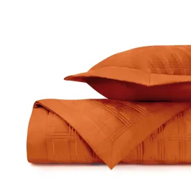 Block Quilted Clementine by Home Treasures