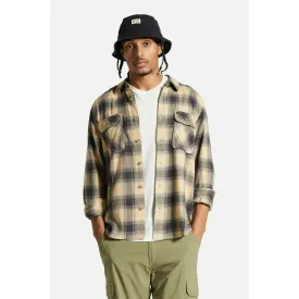 Brixton Bowery Men's Light Weight Flannel in Cinder Grey