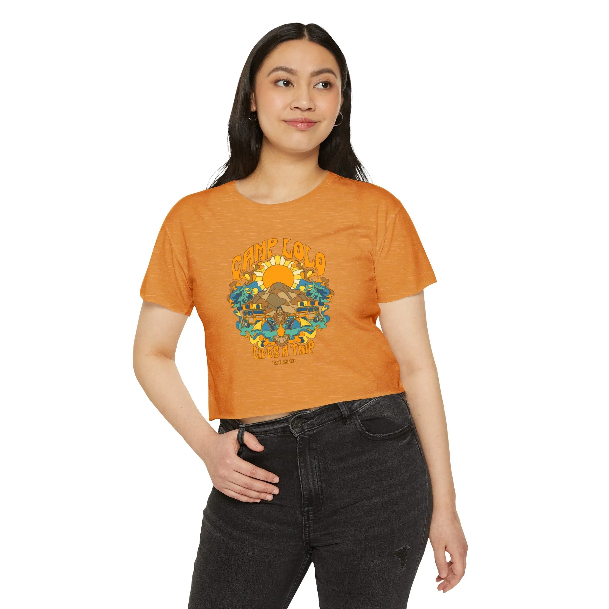 Camp Lolo Trippin' Women's Festival Crop Top