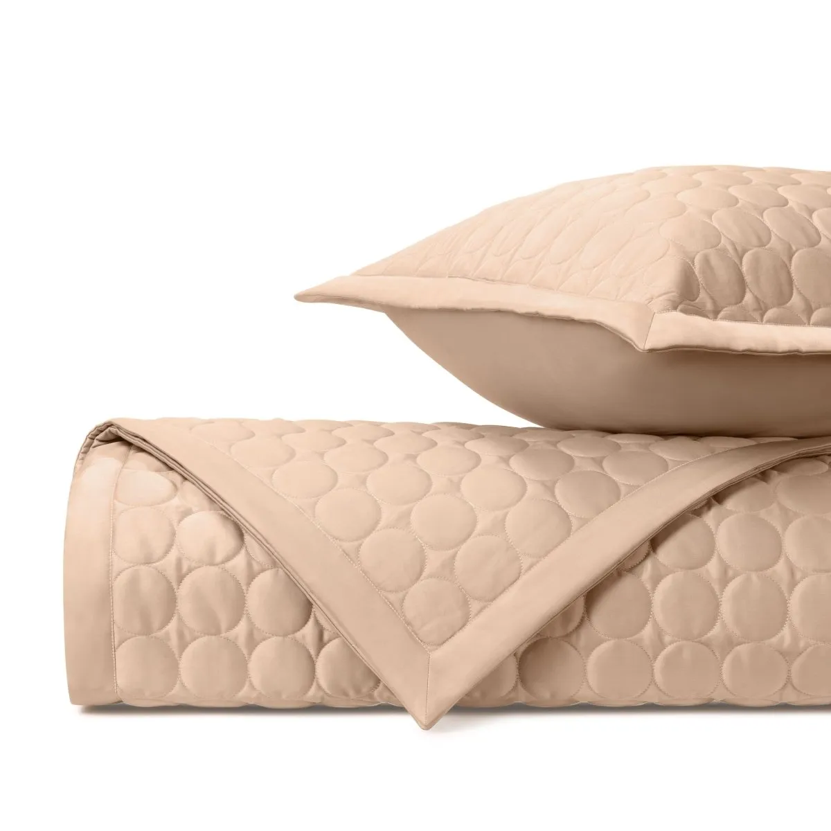 Cleo Quilted Blush by Home Treasures