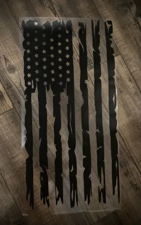 Distressed Flag decal