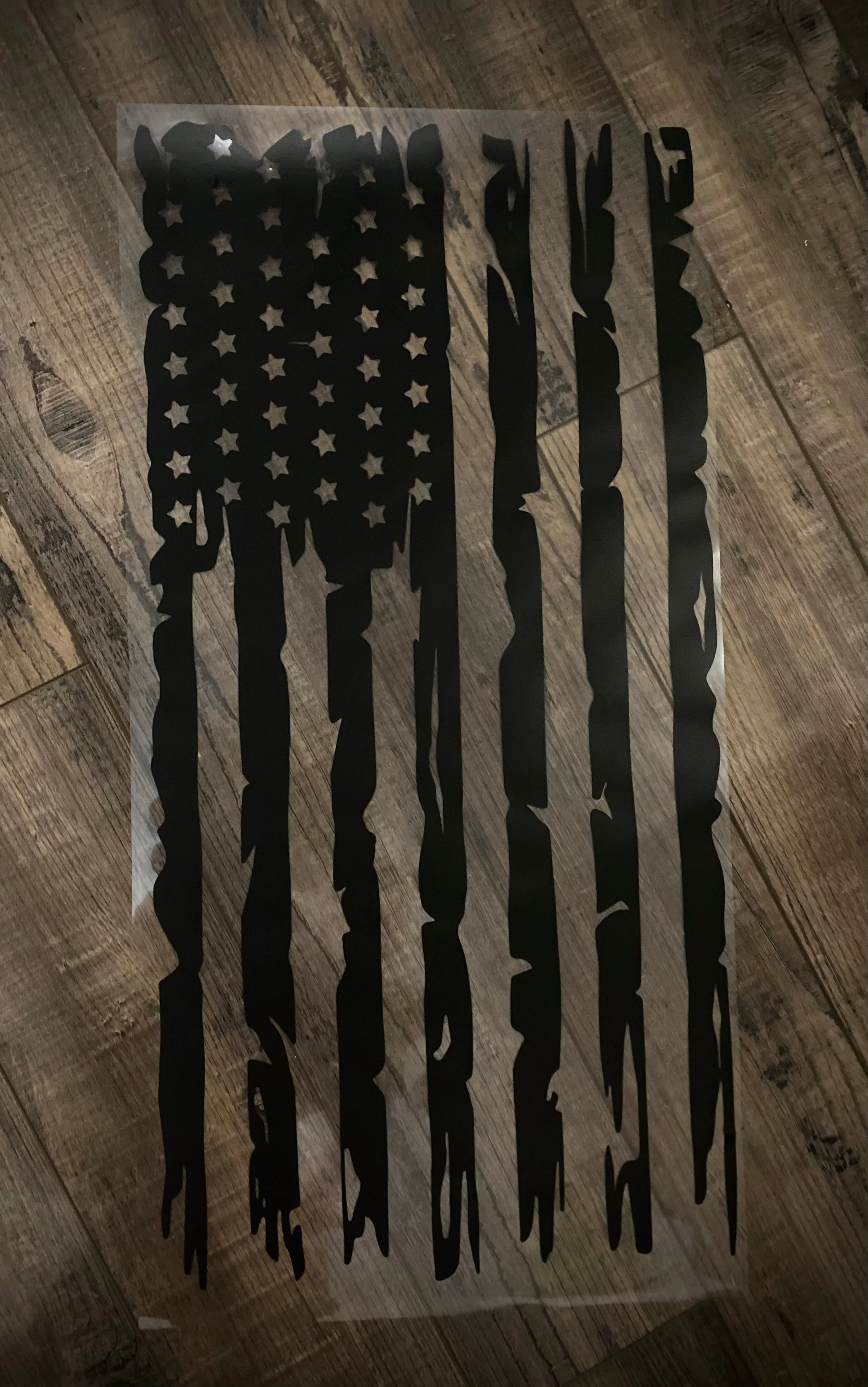 Distressed Flag decal