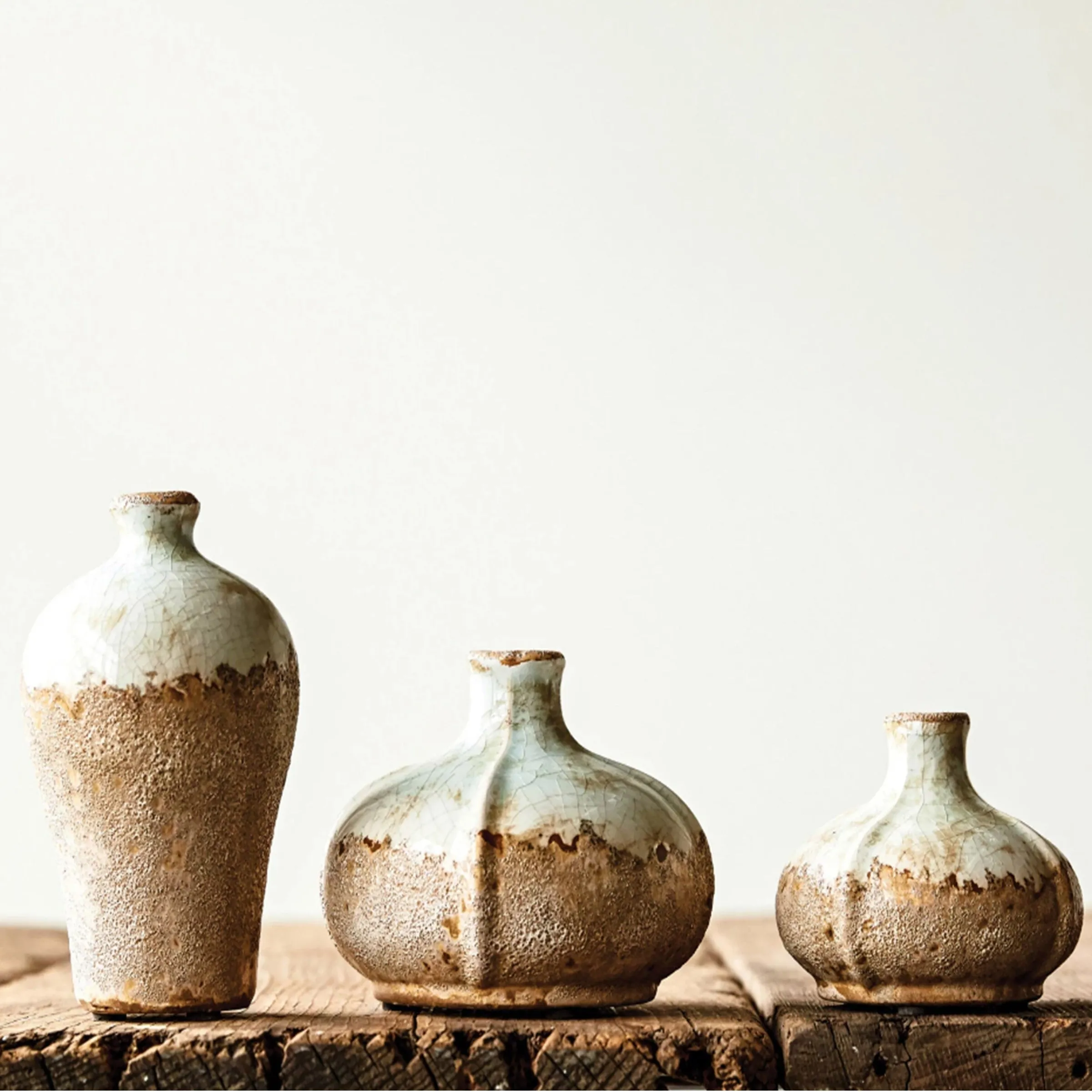 Distressed Terracotta Vases