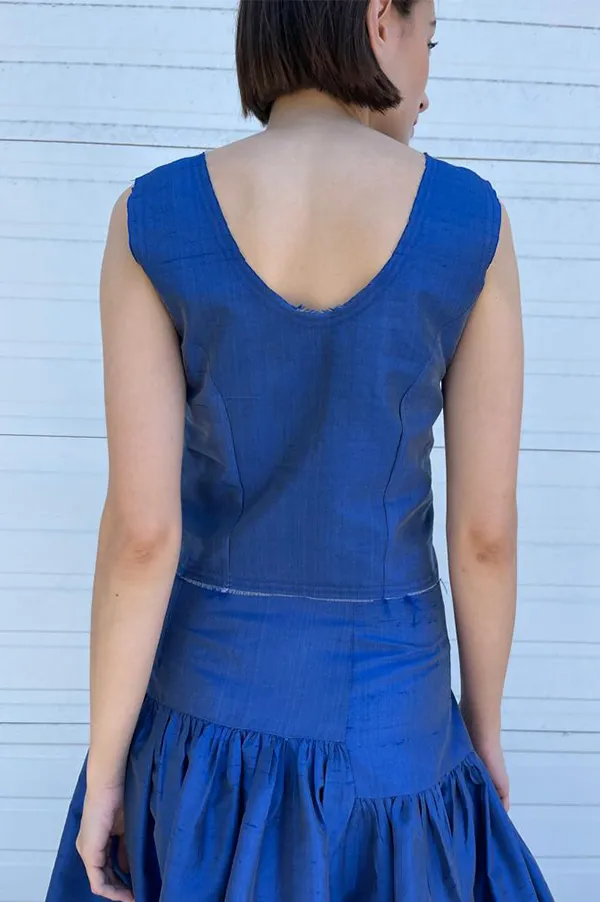 D’Orsay Top in Blue (Sold out)