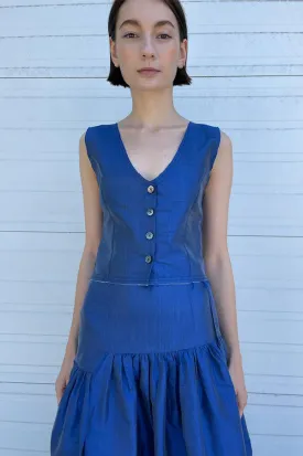 D’Orsay Top in Blue (Sold out)