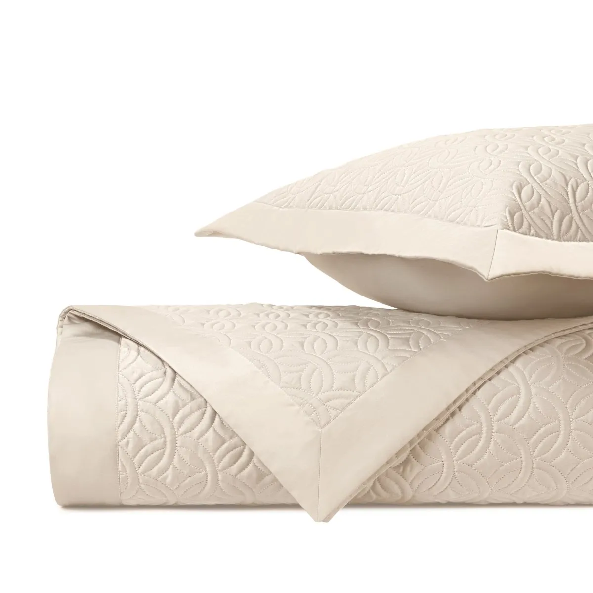 Duomo Quilted Ecru by Home Treasures