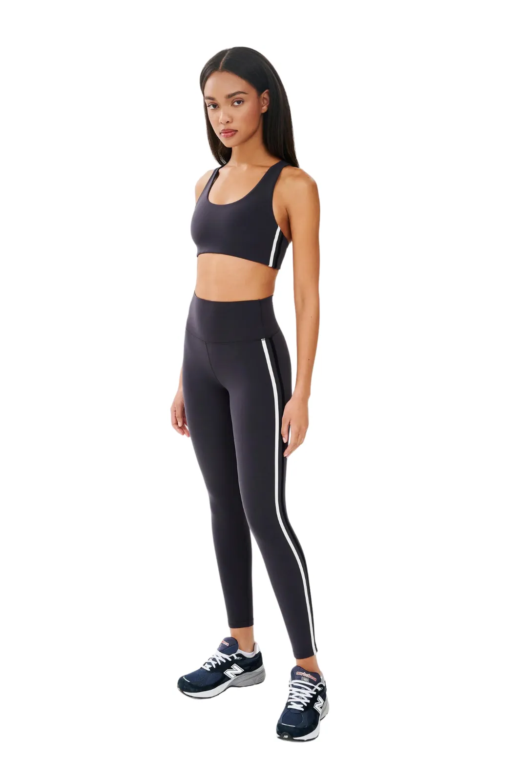 Ella High Waist Airweight , Graphite/White