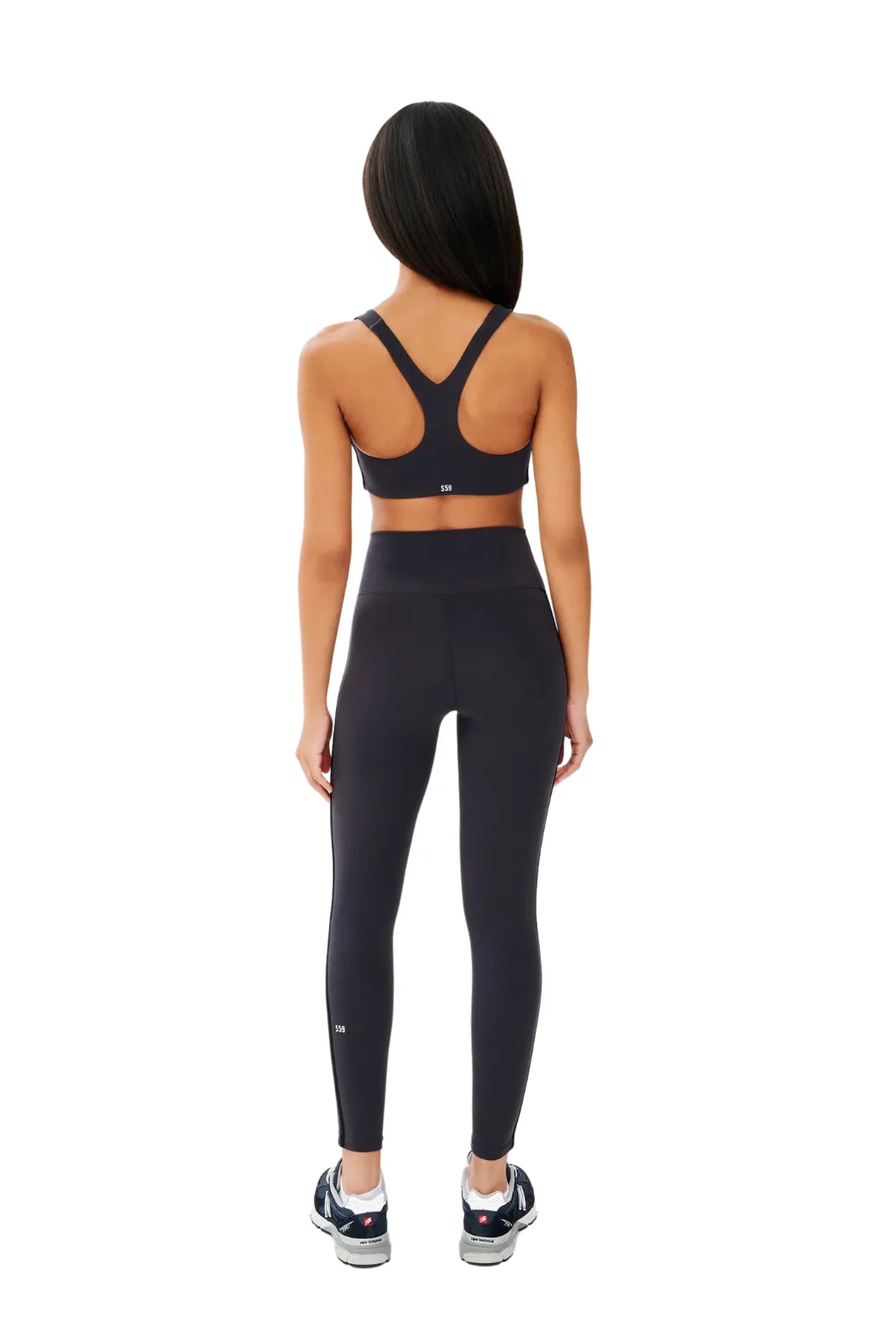 Ella High Waist Airweight , Graphite/White
