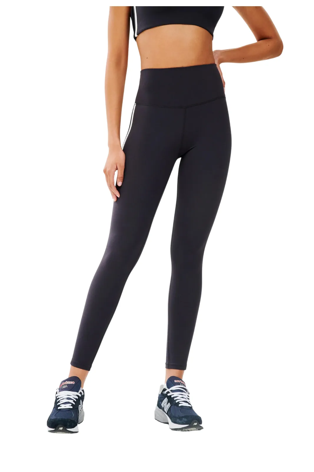 Ella High Waist Airweight , Graphite/White