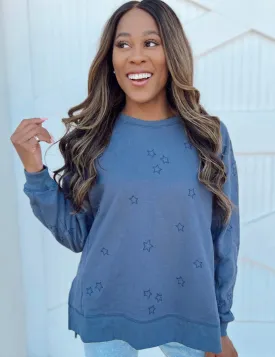Embroidered Star Sweatshirt