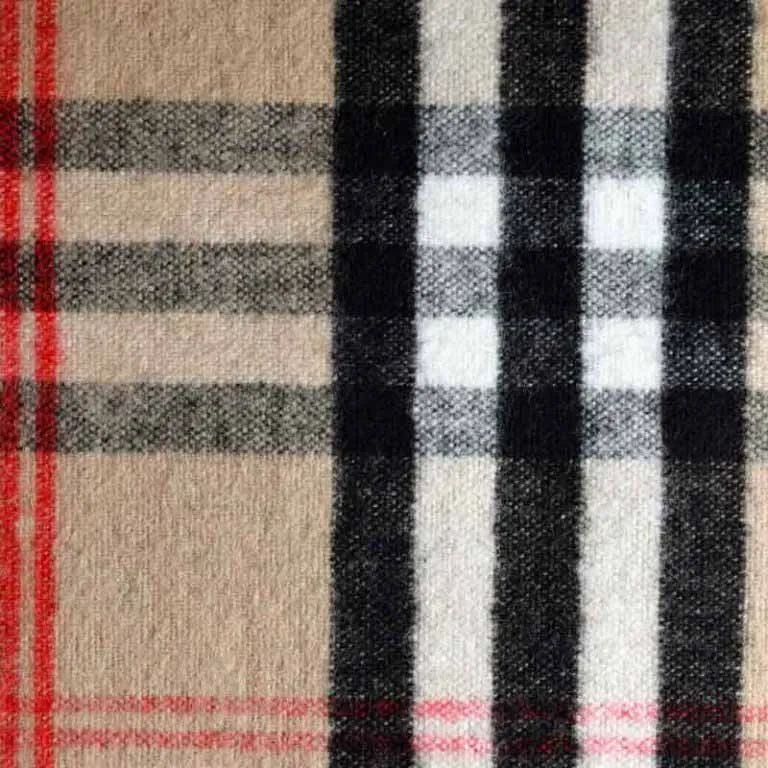 Flannel Swatch - GMF23 - Tan Red & Black Tartan