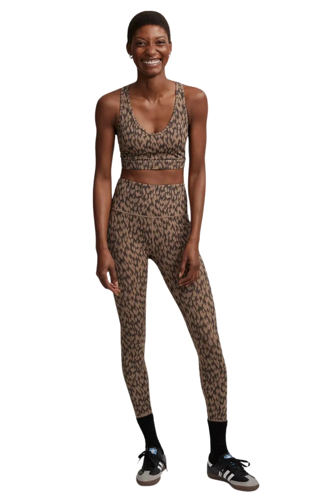 Form High Legging 25", Cocoa Etched Animal