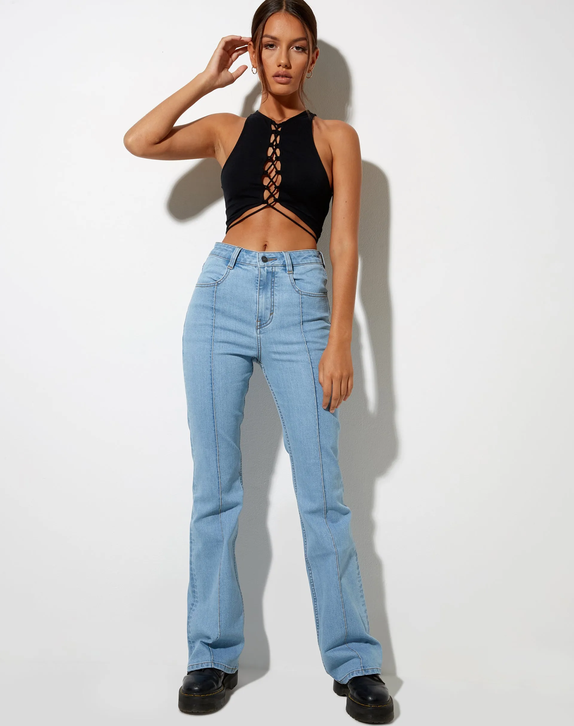 Giwta Crop Top in Black
