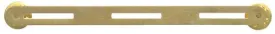 Gold - 3 Ribbon Pin-On Mount - Brass