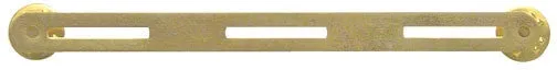 Gold - 3 Ribbon Pin-On Mount - Brass