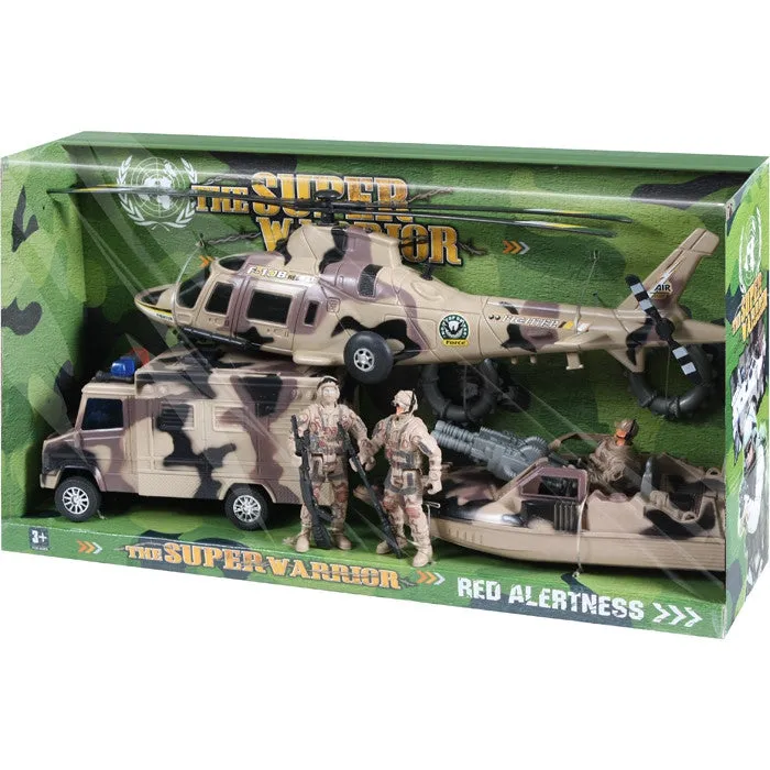 Kids Super Warrior Vechicle Play Set