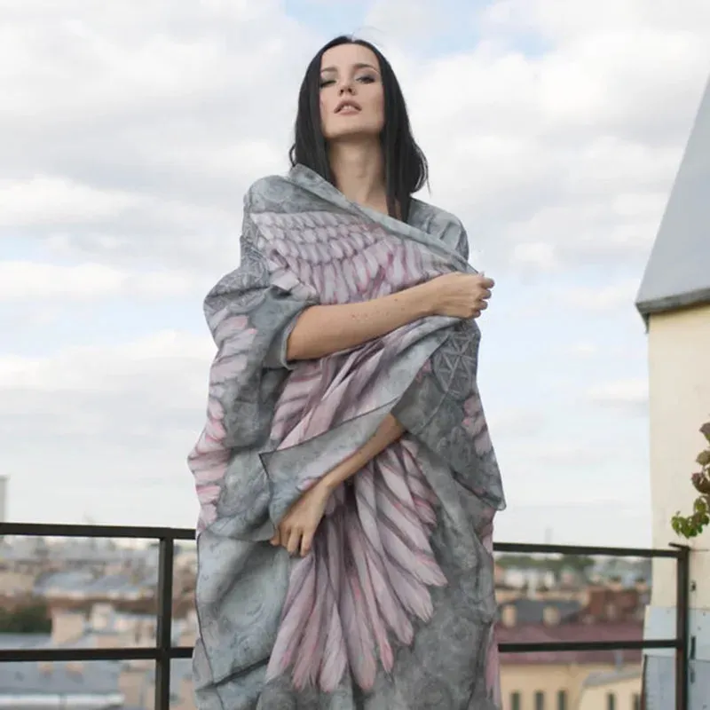 Kimono Boho Longo Asas de Anjo | Saída de Praia