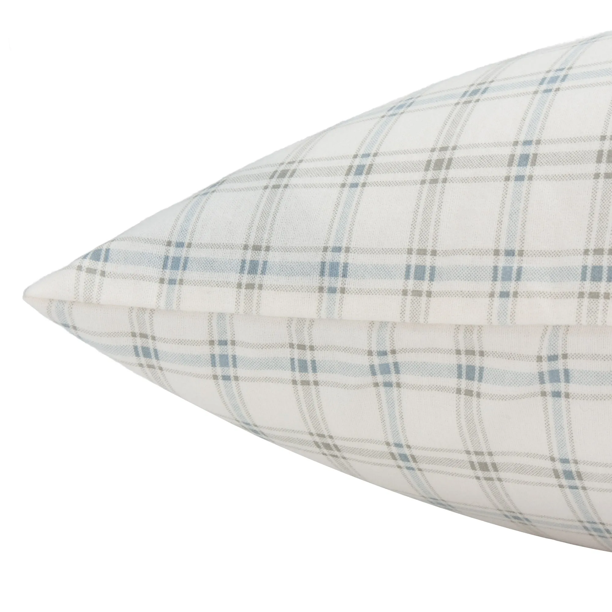 Kotja Pillowcase [Olive green/Light grey/Cream]