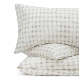 Kotja Pillowcase [Olive green/Light grey/Cream]