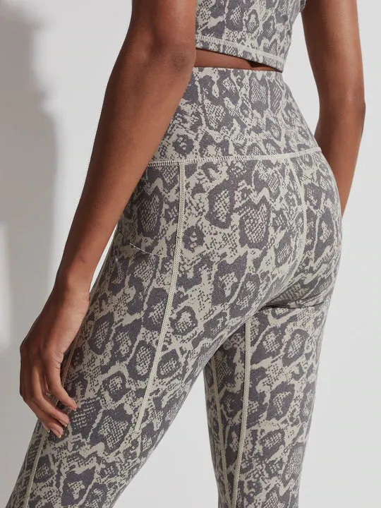 Lets Go Running Legging Sage Noise Snake