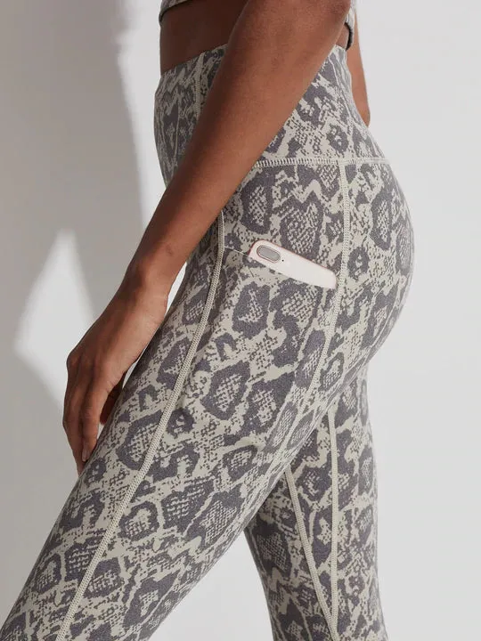 Lets Go Running Legging Sage Noise Snake