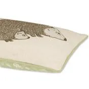 Little Hedgehogs Embroidered Decorative Cushion