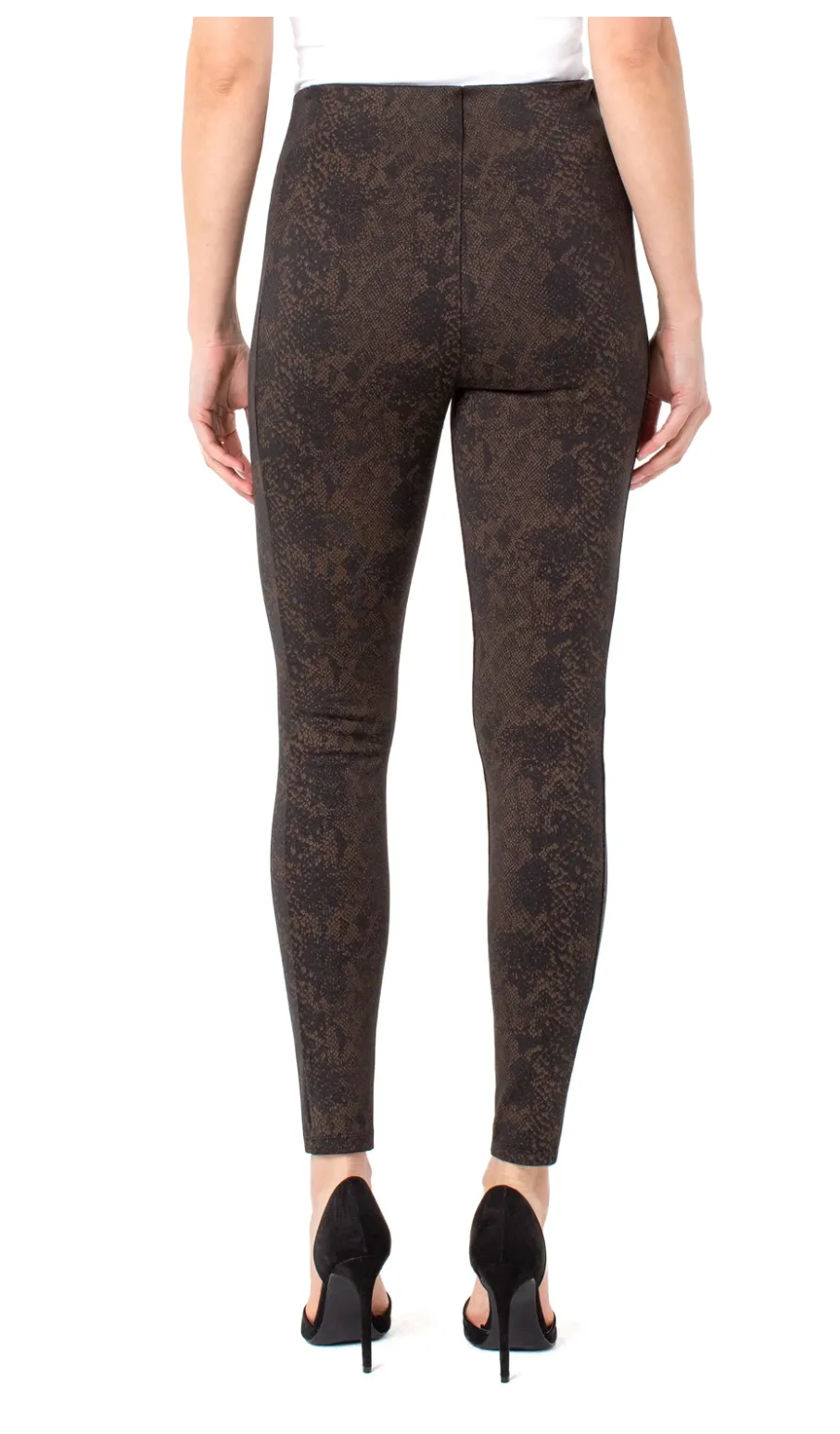 Liverpool Reese Ankle Pull-On Printed Leggings