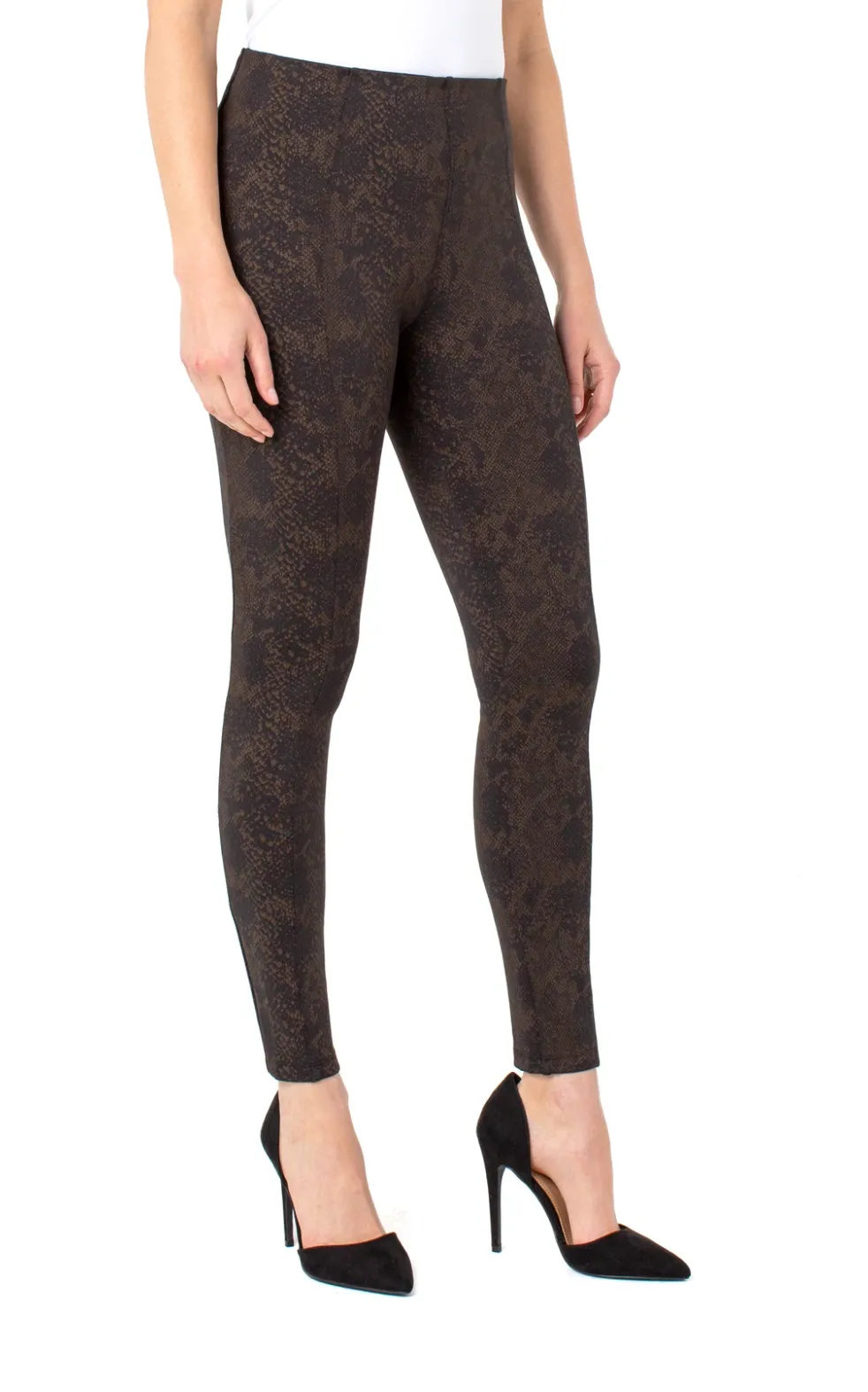 Liverpool Reese Ankle Pull-On Printed Leggings