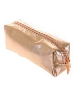 Make-Up Bag | Pencil Pouch | METALLIC Rose Gold