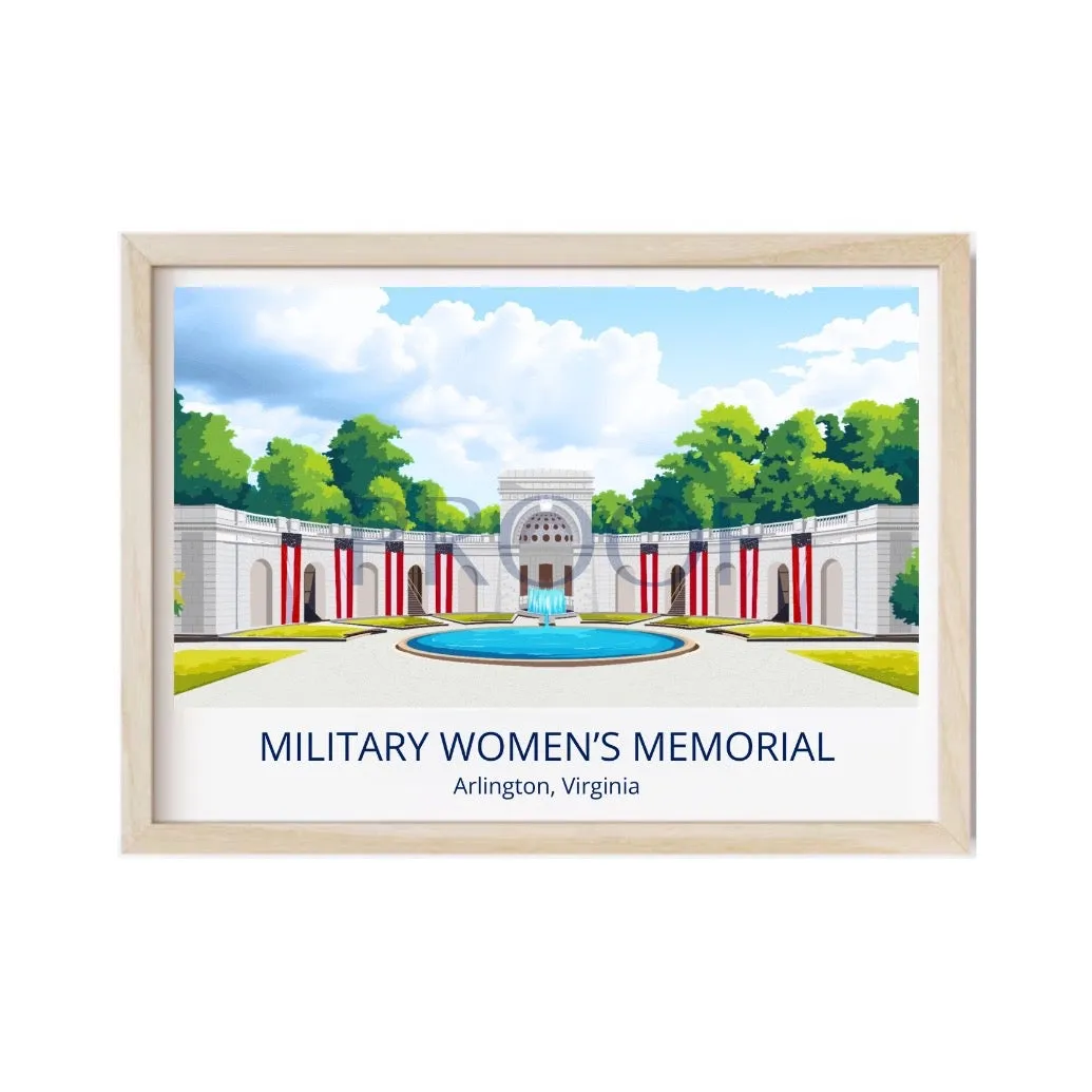 Military Women's Memorial Poster Fundraiser