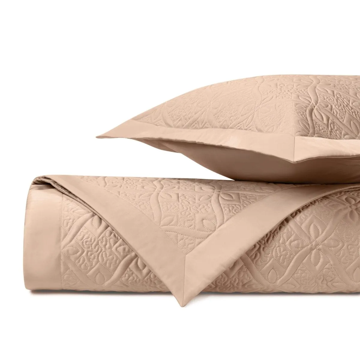 Mystique Quilted Blush by Home Treasures