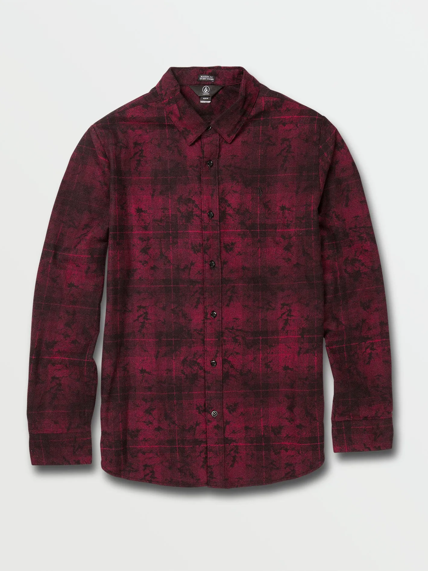 Office Party Long Sleeve Flannel - Port