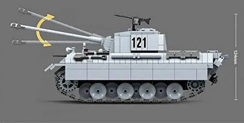 OPEN BOX WW2 Tank German Panther 121 Tank Building Blocks Set