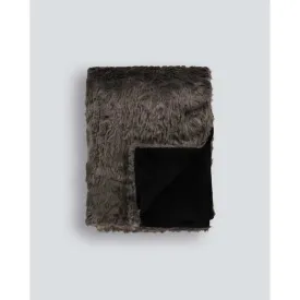 Pewter Chinchilla Throw (Faux Fur)