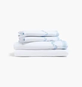 The Sheet Set - Powder Blue Sloane - Queen