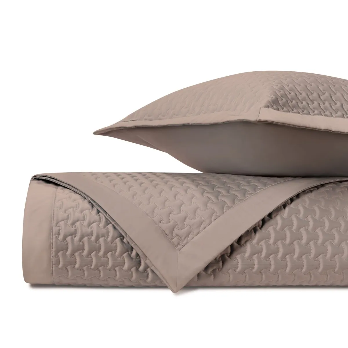 Trinity Quilted Mist Gray by Home Treasures