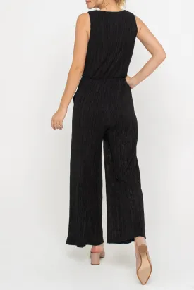 V-Neck Wide Leg Jumpsuit