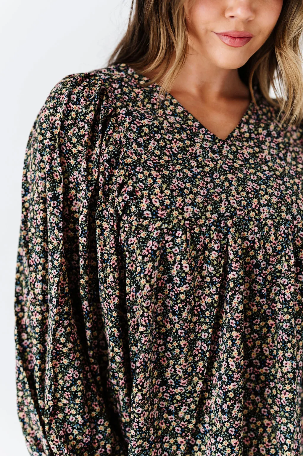 Victoria Floral Top - Size Small Left