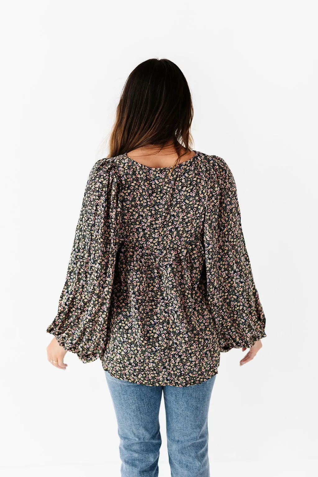 Victoria Floral Top - Size Small Left