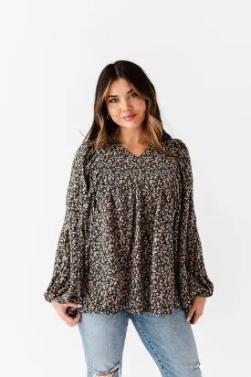 Victoria Floral Top - Size Small Left